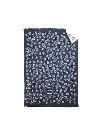 RAEDER | Weihnachts Wohndecke 150x200cm Hundeschlitten | dunkelblau